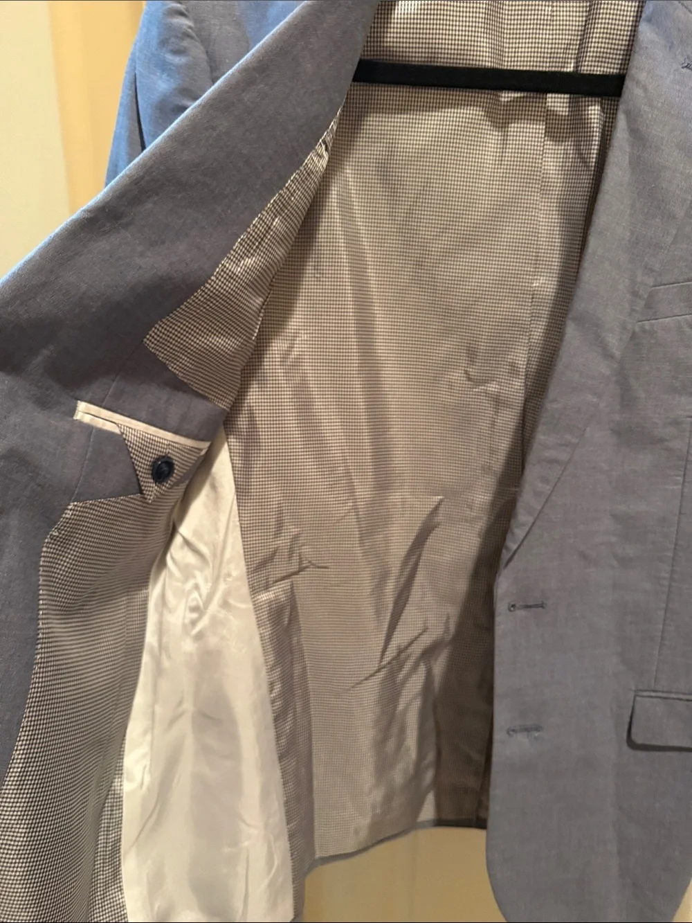 Express Light Blue Men's Two-Piece Suit Jacket & Pants